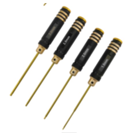 JUEGO DE DESARMADORES MILIMETRICOS 1.5 2.0 2.5 Y 3.0 mm