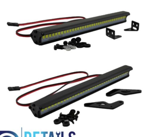 BARRA DE LED CON BASES JEEP CON 36 FOCOS 145 mm 5V  7 4V MARCA DETAILS