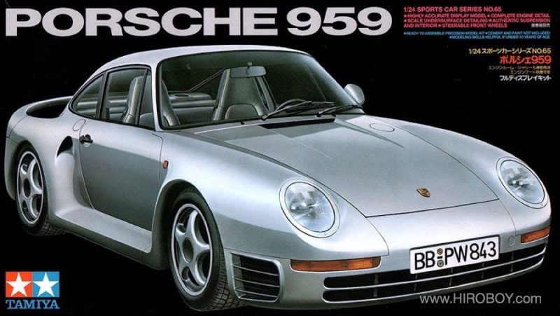 PORSCHE 959 PLASTIC MODEL PARA ARMAR