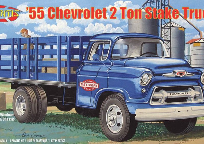 CHEVY STAKE TRUCK 1/48 PARA ARMAR