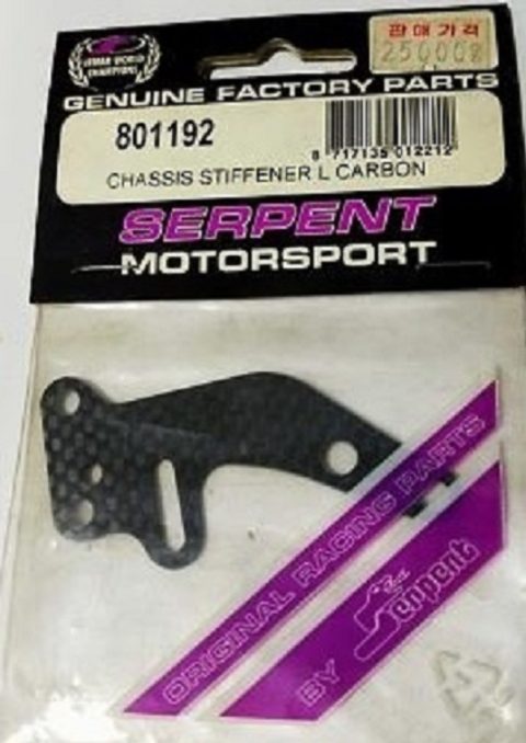 FR] SERPENT POD Plate Bottom Carbon F110 Sf4 - SER411400 EUR 17,89