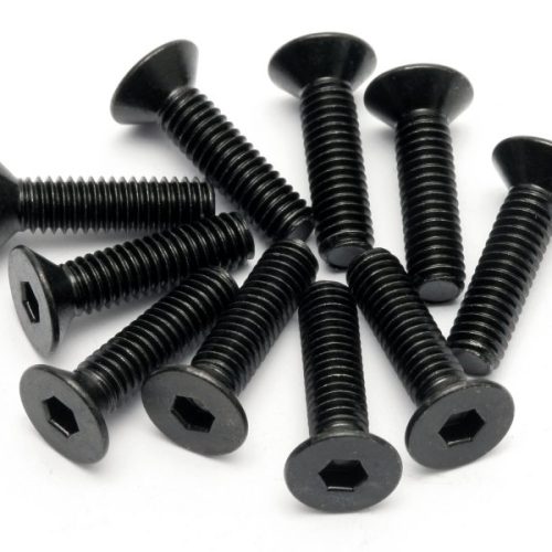 94531 FLAT HEAD TORNILLOS M4x15mm HEX SOCKET 10 pcs