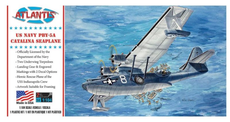 Kit de modelo de plastico de hidroavion de la Marina de los EU PBY5A Catalina