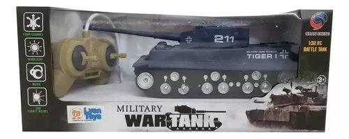 Tanque Militar Tiger Control Remoto War Tank Escala - Image 4