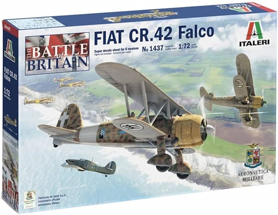 Fiat CR42 Falco kit de modelo de plastico escala 1 a 72