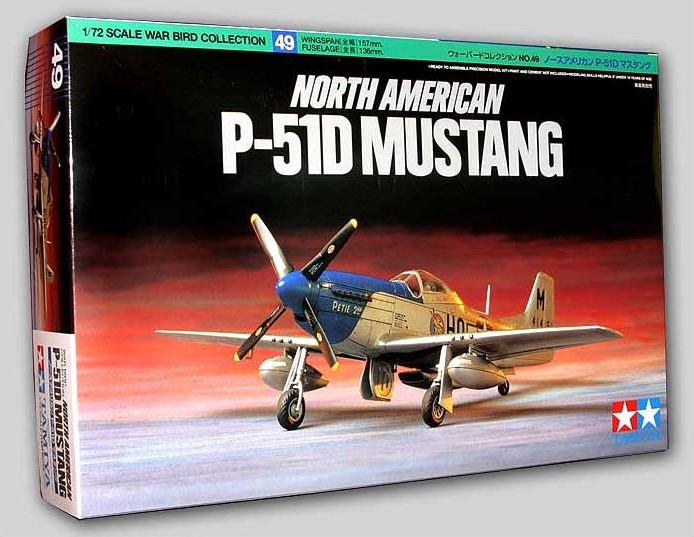 Modelo A Escala Aircraft Kit WWII North American P51D Mustang