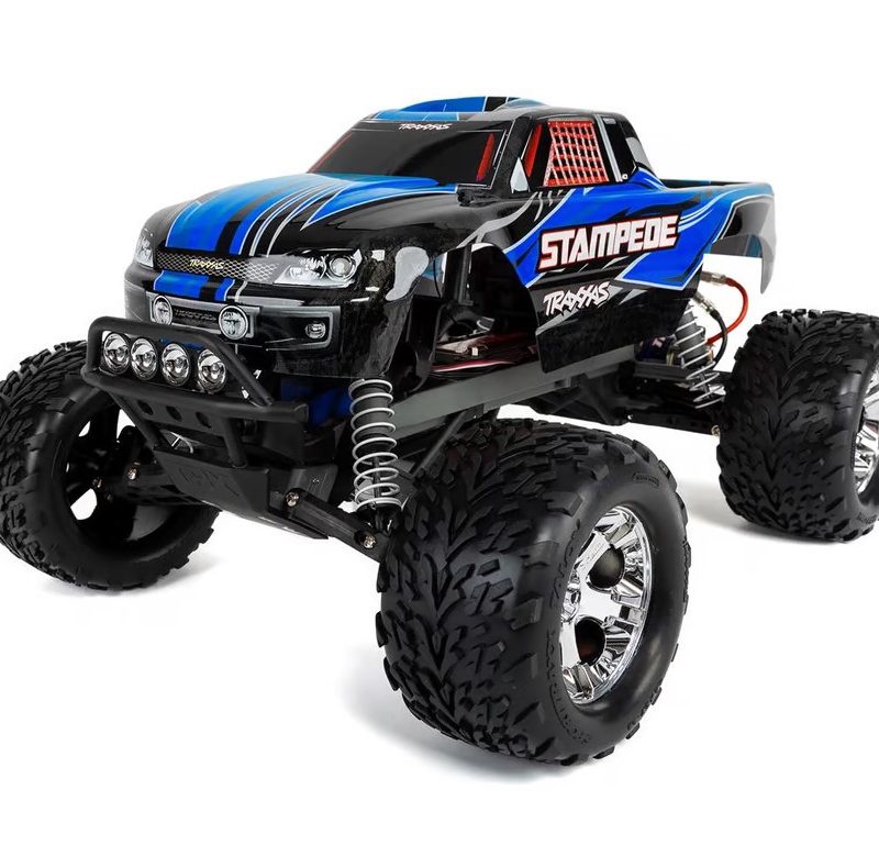 TRAXXAS Stampede Monster Truck 2WD Con Sistema De Radio y Luces LED