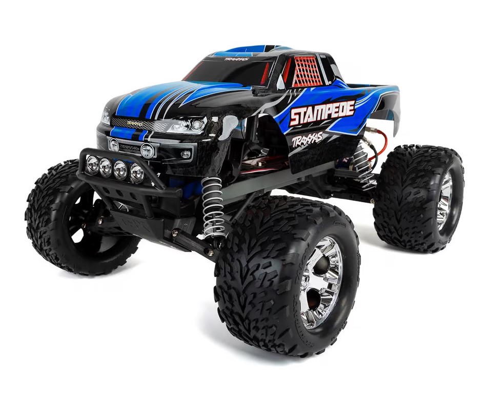 TRAXXAS Stampede Monster Truck 2WD Con Sistema De Radio y Luces LED