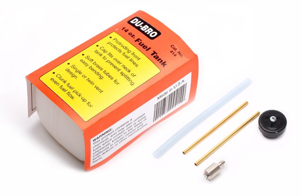 DU BRO Tanque de gasolina para avión de 14 oz
