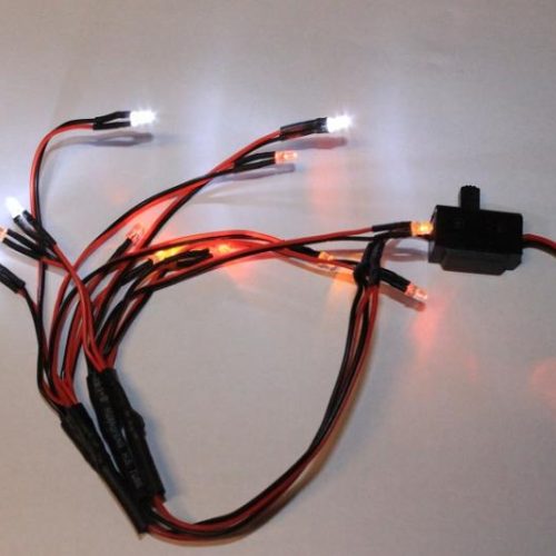 KIT LED CON 12 FOCOS SIN SOCKET 1 10 SIMPLE RC LED