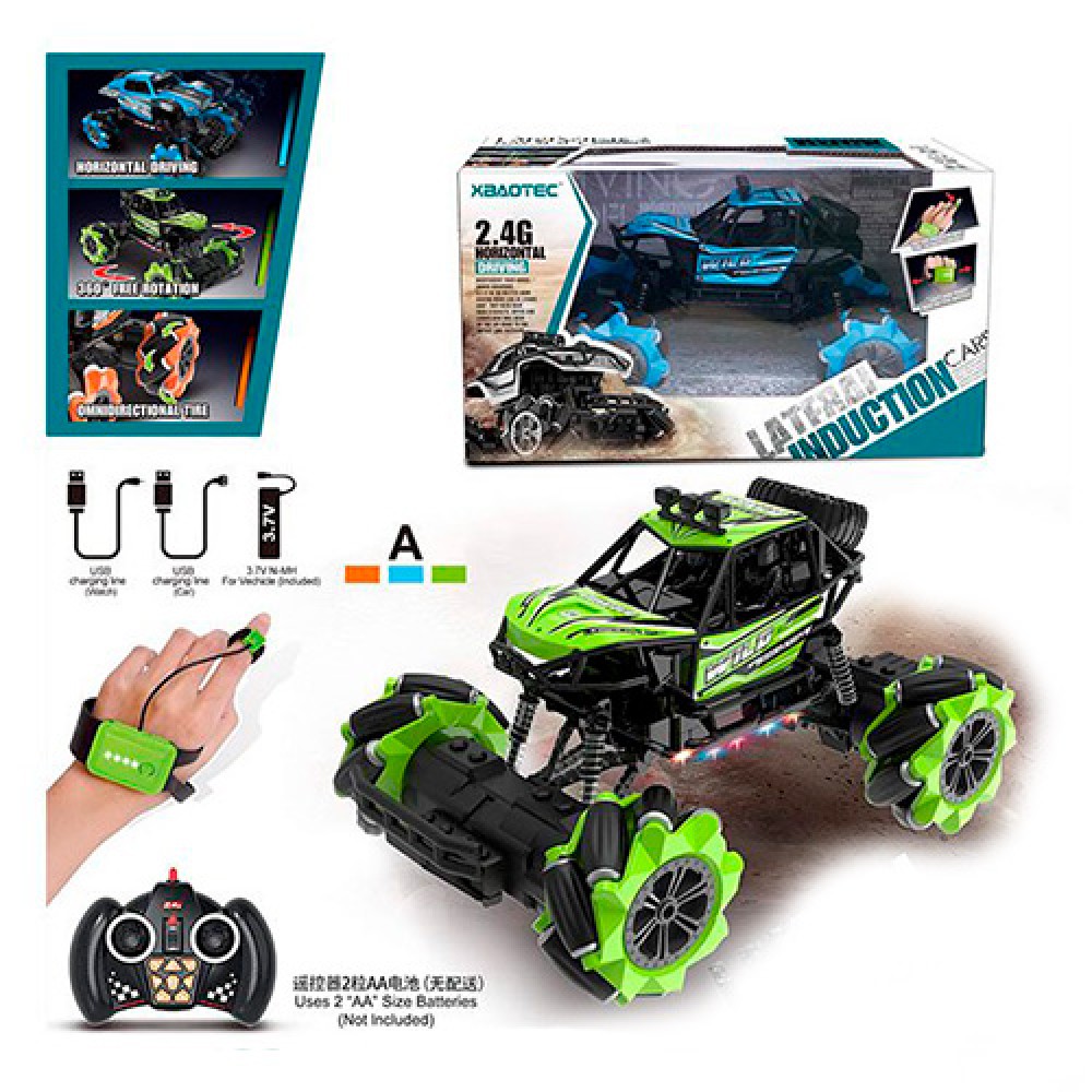 Carro RC con pulsera 4x4 movimientos laterales con sonido
