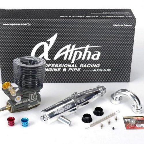 Dragon IV .21 3-Port Pre Break-In Nitro Engine Combo