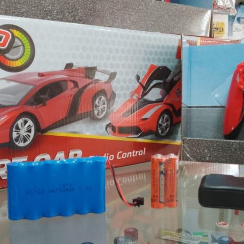 Sport Car De Radio Control Color RojoEscala 1 A 10