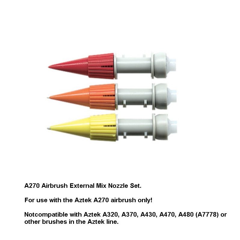 Juego De Boquillas Aerografo Aztek Testors